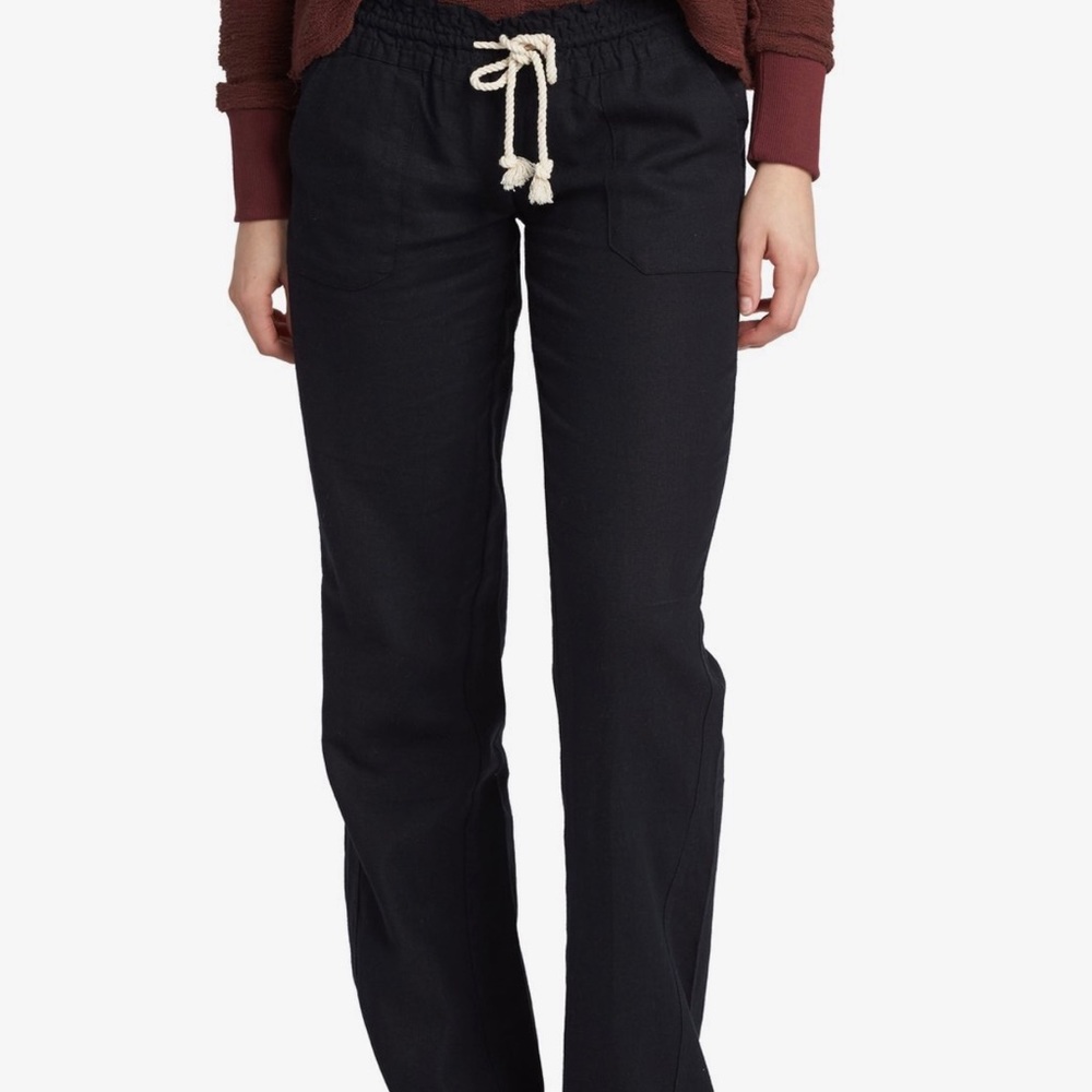 Roxy Black Oceanside Flared Pants